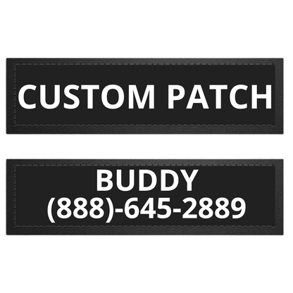 Custom Patch For Harness Dog Name And Phone Number Patch...