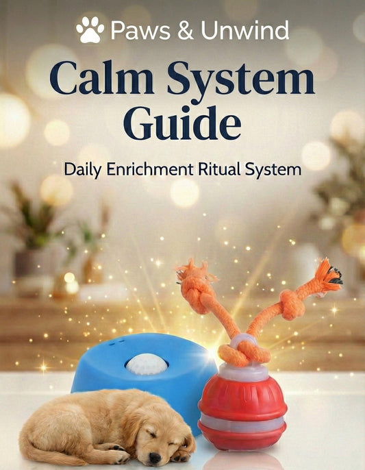 Paws & Unwind™ Calm System Guide — Daily Enrichment Ritual System