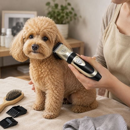 Silent Fur Trimmer Set For Dogs