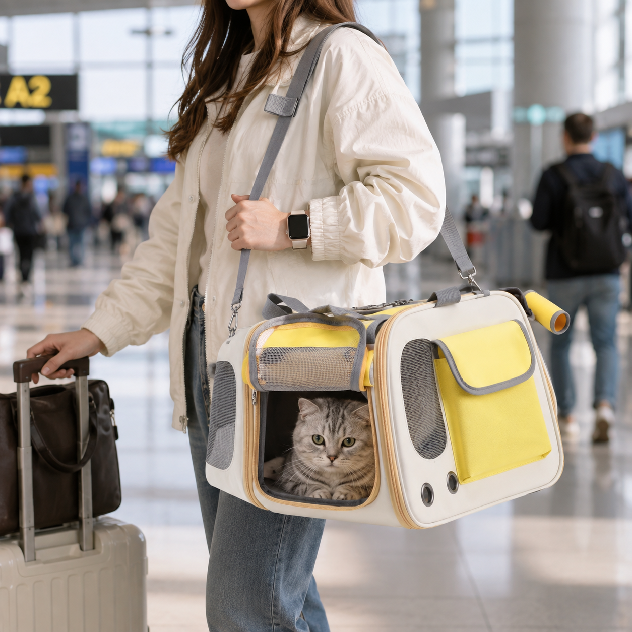 Travel Pet Carrier for Cats And Small Dogs