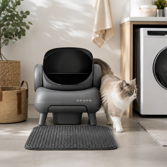 Smart Cat Litter Box App Controlled Automatic Self...