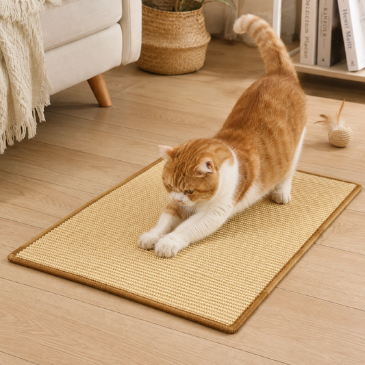 Sisal Cat Scratcher Board Mat for Furniture and Play