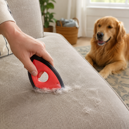 Reusable Pet Hair Remover for Dogs & Cats | Fur Scraper Comb for Furniture, Carpets & Rugs