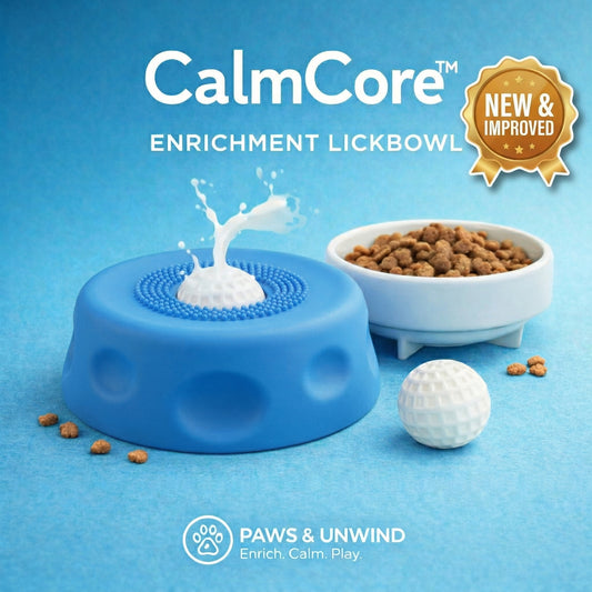 CalmCore™ — Dog Lick Bowl for Enrichment & Anxiety Relief