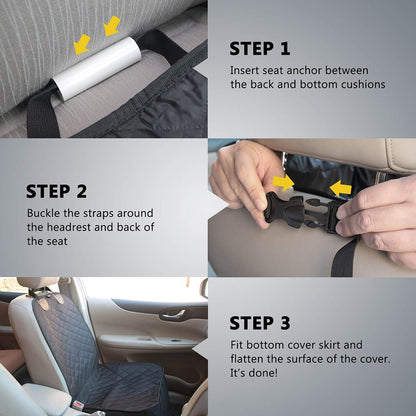 Waterproof Car Seat Cover Heavy Duty 1000D Oxford Fabric...