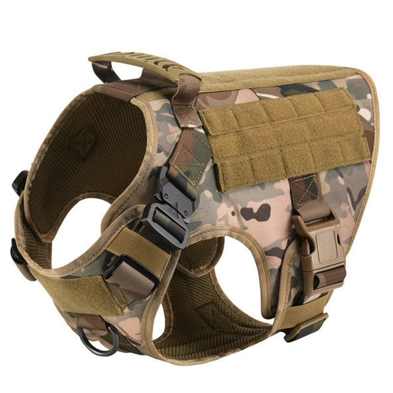 Tactical Dog Harness No-Pull With Front And Back D-Rings...
