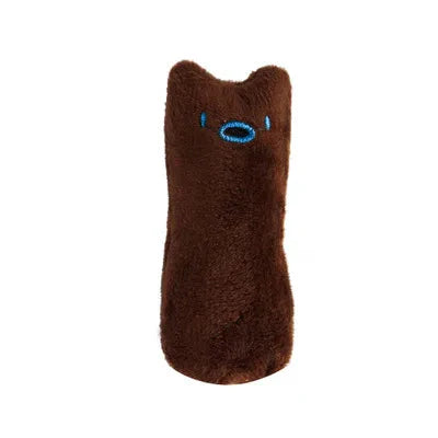 Teeth Grinding Catnip Toys - Funny Plush Cat Chewing Toy...