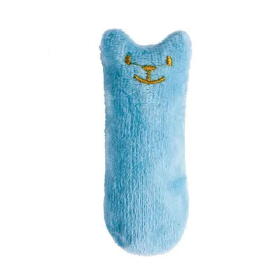 Teeth Grinding Catnip Toys - Funny Plush Cat Chewing Toy...