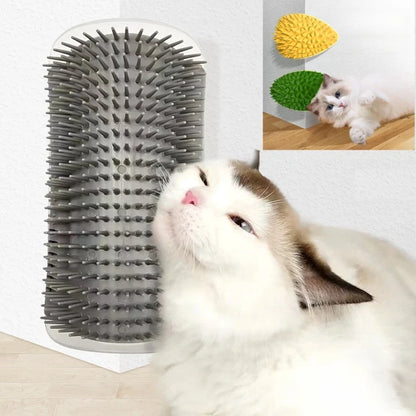Cat Grooming Scratcher Brush & Massager for Dogs and...