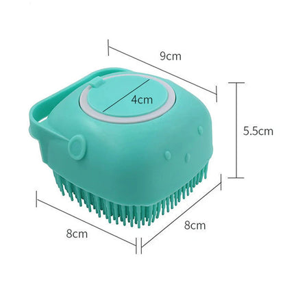 Silicone Dog Grooming Massage Gloves - Pet Bath Brush...