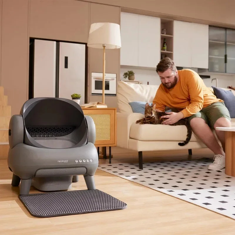 Smart Cat Litter Box App Controlled Automatic Self...