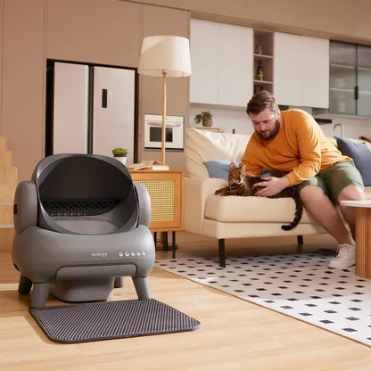 Smart Cat Litter Box App Controlled Automatic Self...