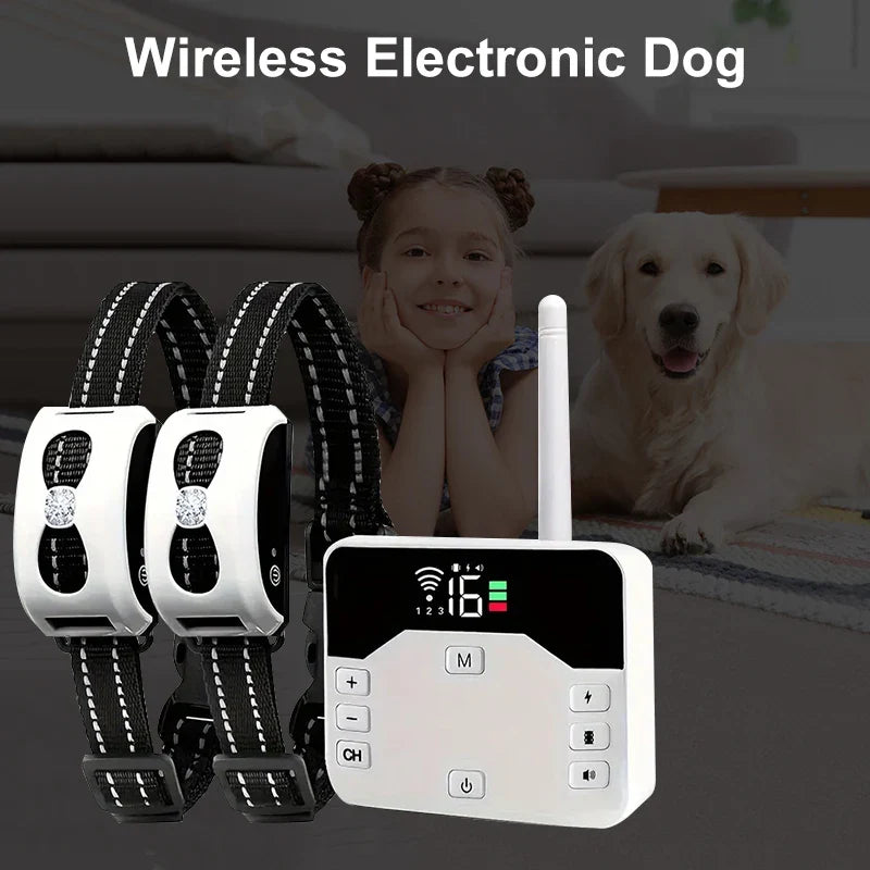 Wireless Pet Fence & Training Collar