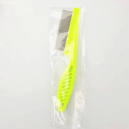 Stainless Steel Pet Grooming Comb - Flea & Shedding...