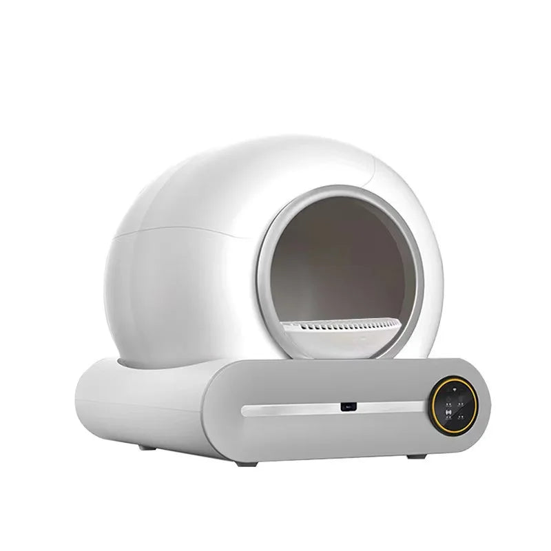 Automatic Cat Litter Box Capacity Self Cleaning Fully...