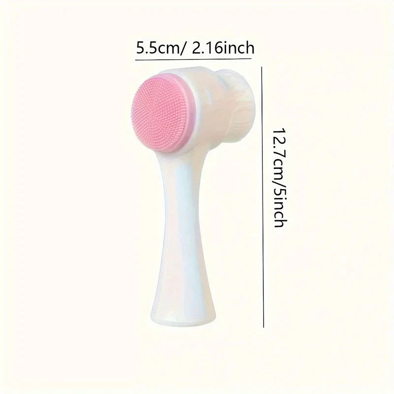 Silicone Pet Paw Cleaner & Massage Brush - Dual-Sided...