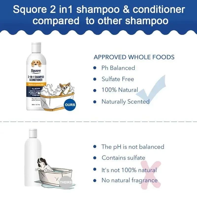 Natural 2-in-1 Puppy Shampoo & Conditioner...