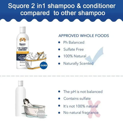 Natural 2-in-1 Puppy Shampoo & Conditioner...