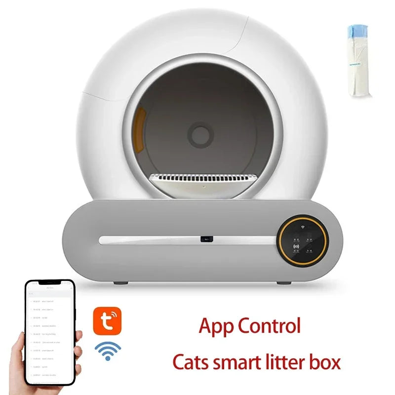 Automatic Smart Cat Litter Box Self Cleaning APP Control...