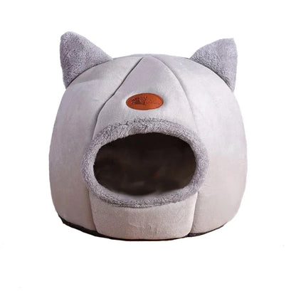 New Deep Sleep Comfort Cat Bed - Cozy Indoor Cave Nest...