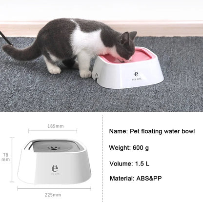 Dog Drinking Water Bowl - Non-Wetting Cat Bowl...