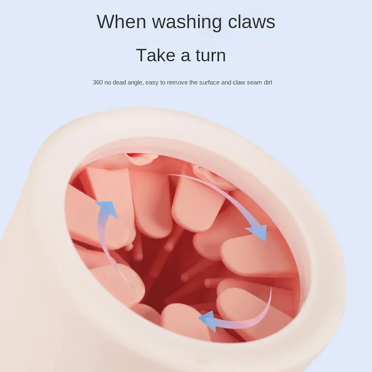 Soft Silicone Pet Paw Washer Cup - Quick Clean for Dogs...