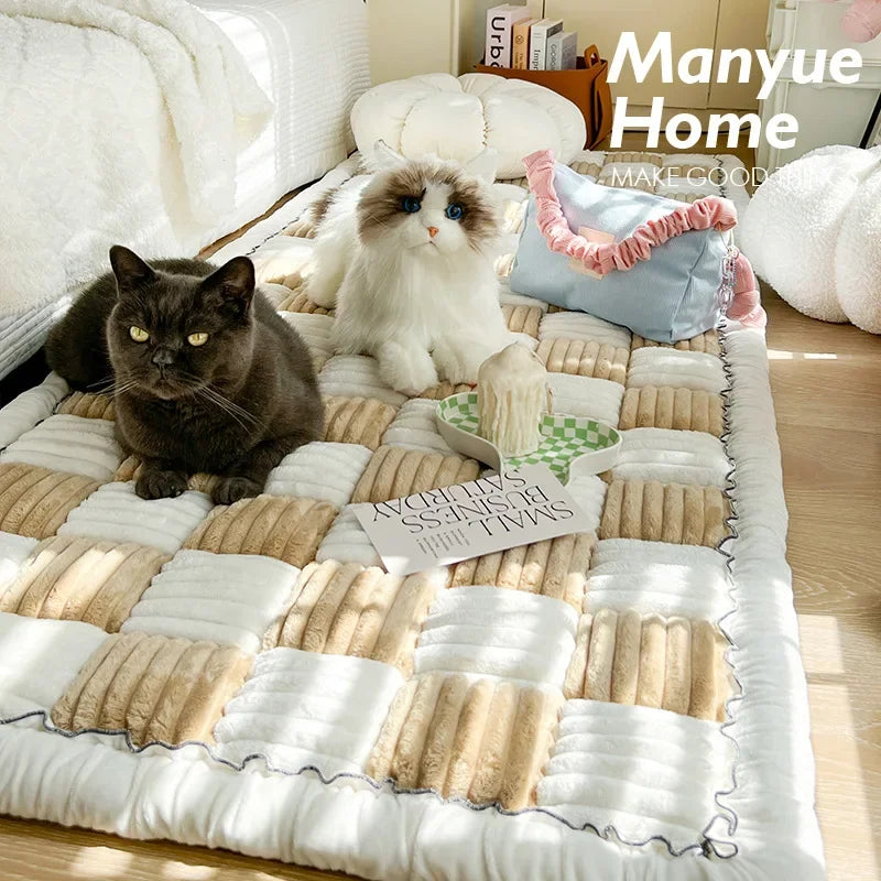 Garden Protective Couch Cover Thicken Plush Sofa Mat...