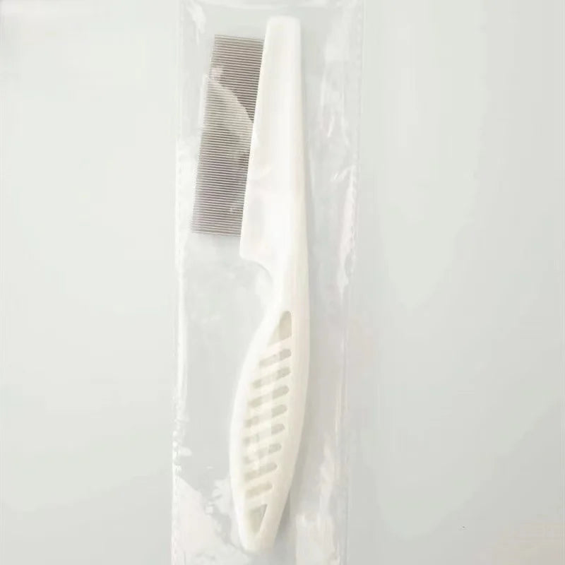 Stainless Steel Pet Grooming Comb - Flea & Shedding...