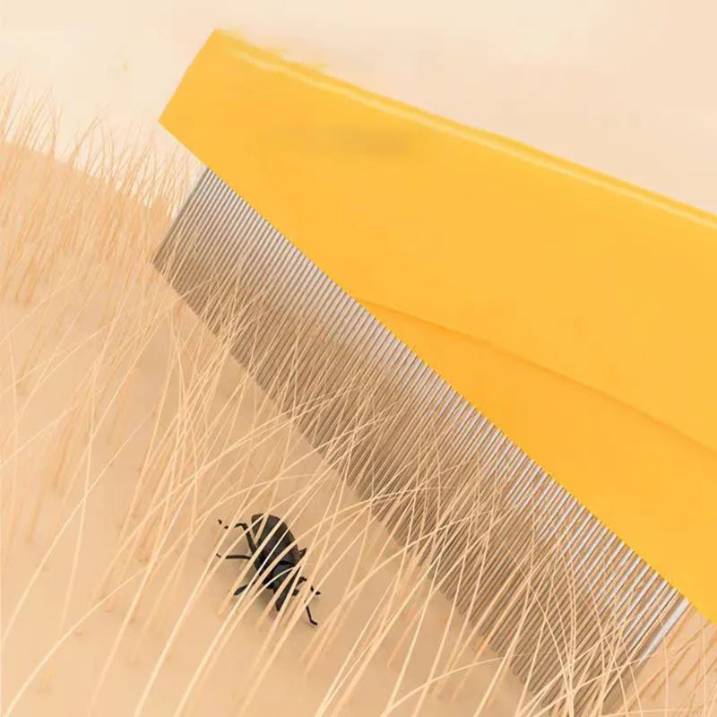 Stainless Steel Pet Grooming Comb - Flea & Shedding...