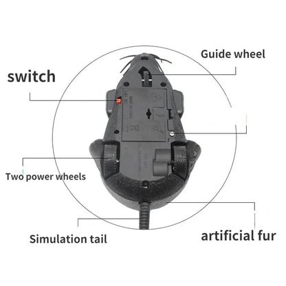 Rat Funny Cat Toy With Remote Control Mouse - Cute...