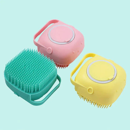 Silicone Dog Grooming Massage Gloves - Pet Bath Brush...