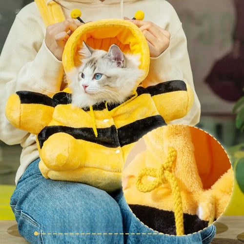 Cute Pet Carrier Bag - Soft Warm Carrier for Cats...
