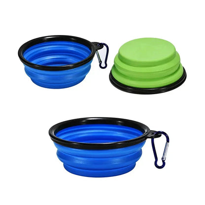 Pet Folding Travel Bowl - Dog & Cat Food & Water