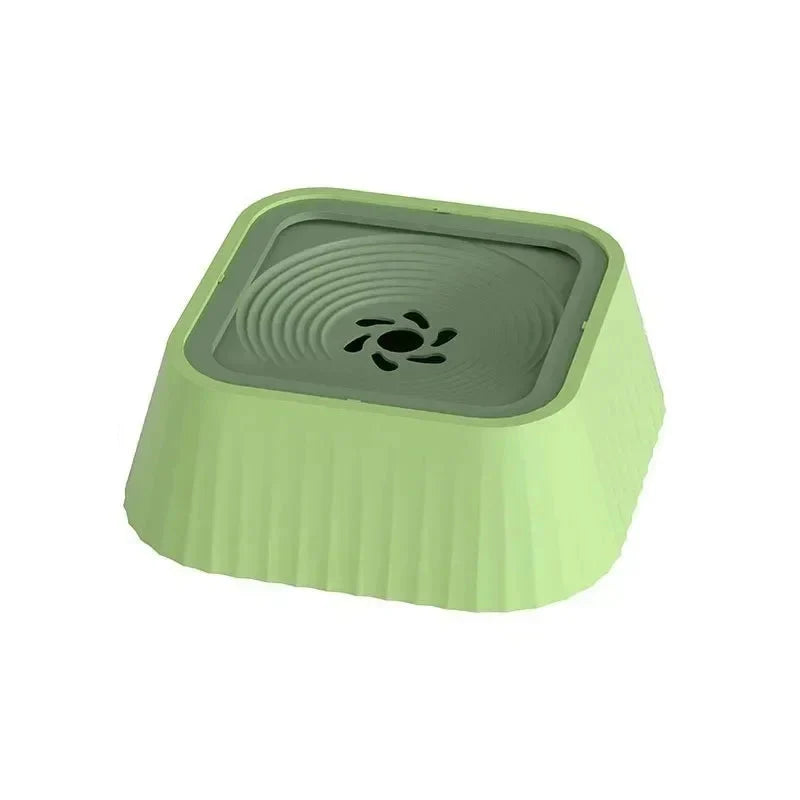 Pet Water Fountain with Floating Plates No Spill Bowl...
