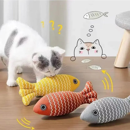 Catnip Plush Toy for Kittens and Puppies - Teeth...