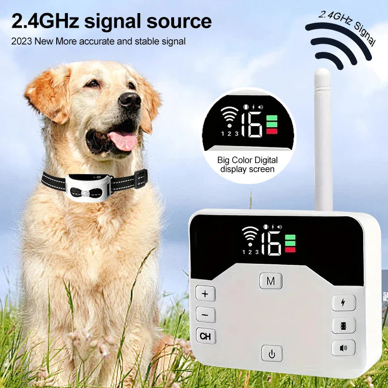 Wireless Pet Fence & Training Collar