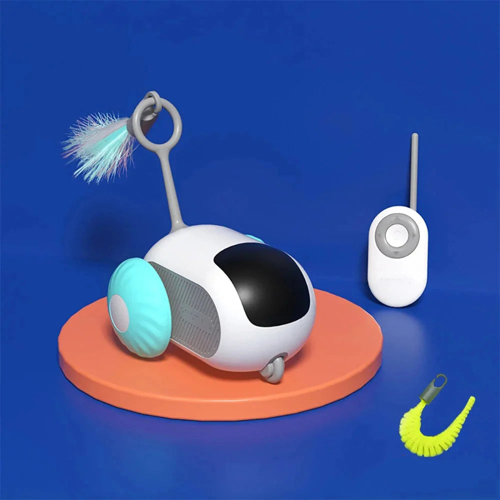 Smart Cat Toy 2 Modes Remote Controlled Car for Cats...