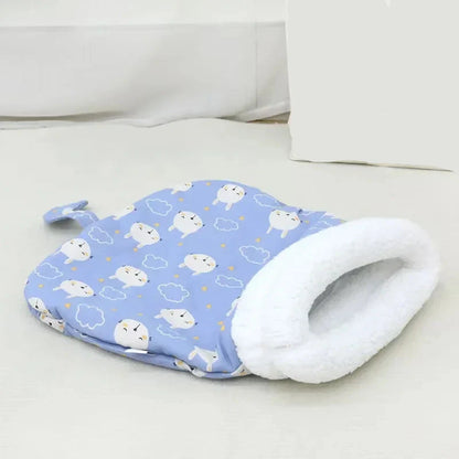 Self Warming Cat Bed - Soft Plush Cat Sleeping Bag for...