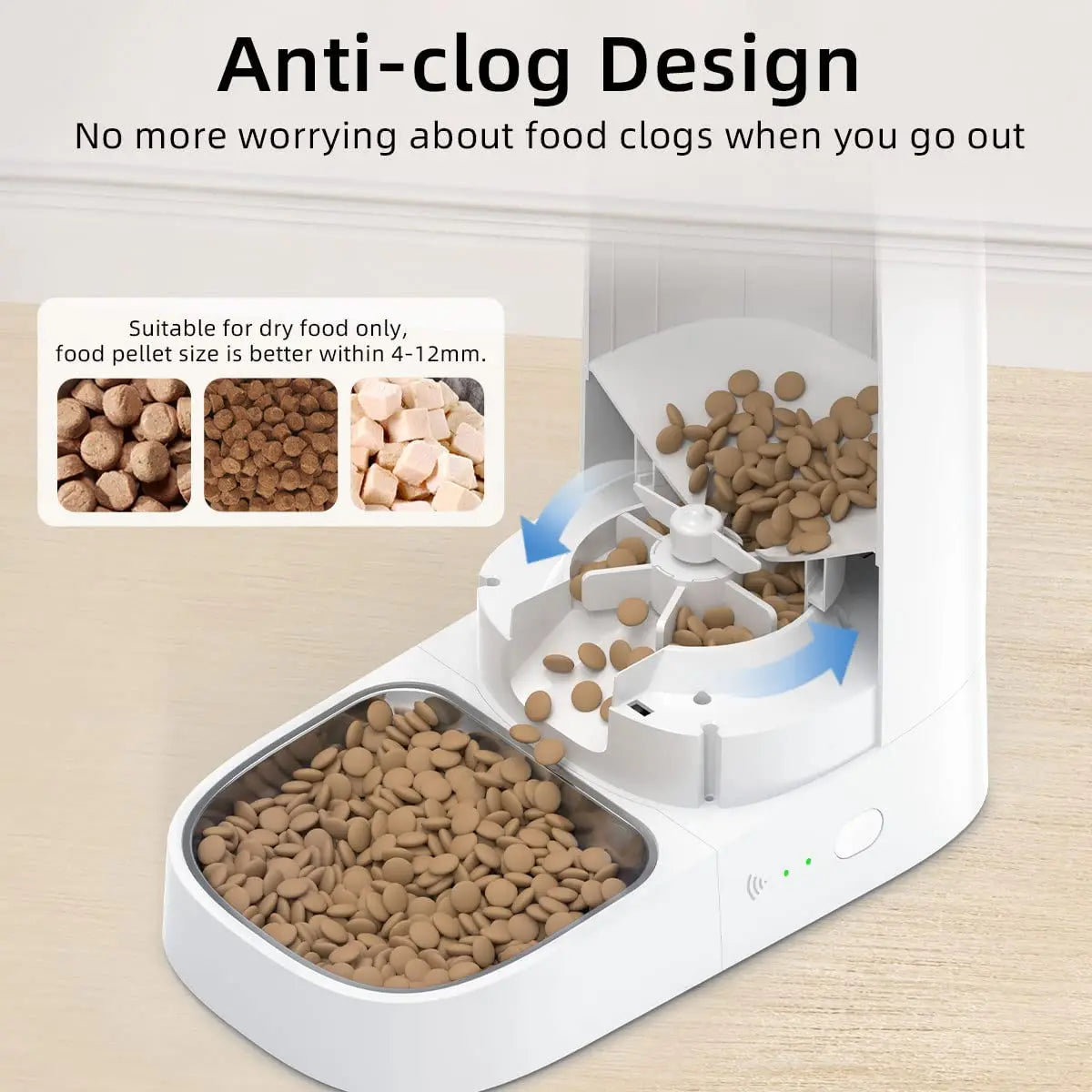 Automatic Cat Feeder Smart WiFi Dispenser Remote Control...