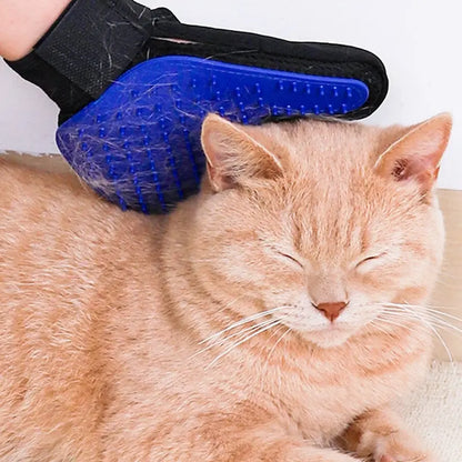Silicone Pet Grooming Gloves for Cats & Dogs - Hair...