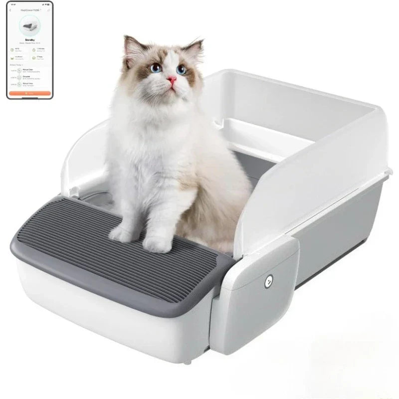 Self Cleaning Litter Box App Controlled Automatic Smart...