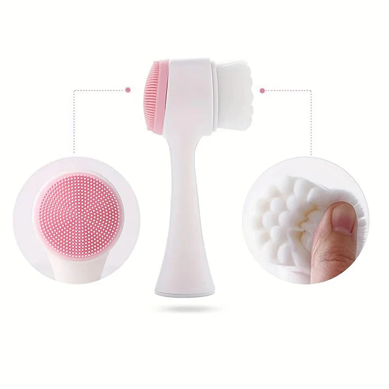 Silicone Pet Paw Cleaner & Massage Brush - Dual-Sided...