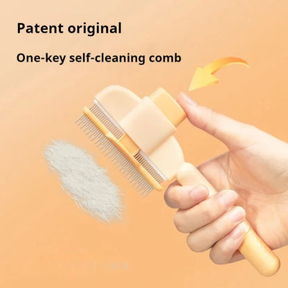 Dog Hair Remover Brush for Long Hair Pets - Grooming and...