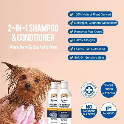 Natural 2-in-1 Puppy Shampoo & Conditioner...