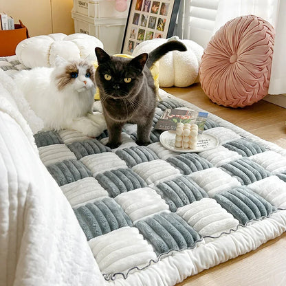 Garden Protective Couch Cover Thicken Plush Sofa Mat...