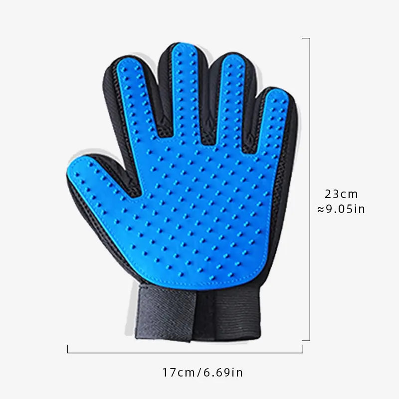 Silicone Pet Grooming Gloves for Cats & Dogs - Hair...
