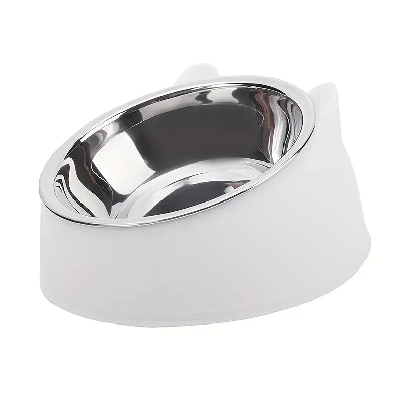 Cat Dog Bowl Raised Non Slip Tilt Feeder for Pets