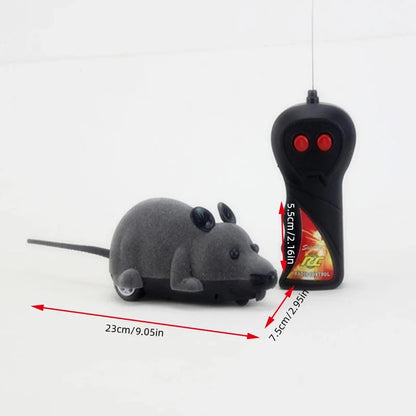 Rat Funny Cat Toy With Remote Control Mouse - Cute...
