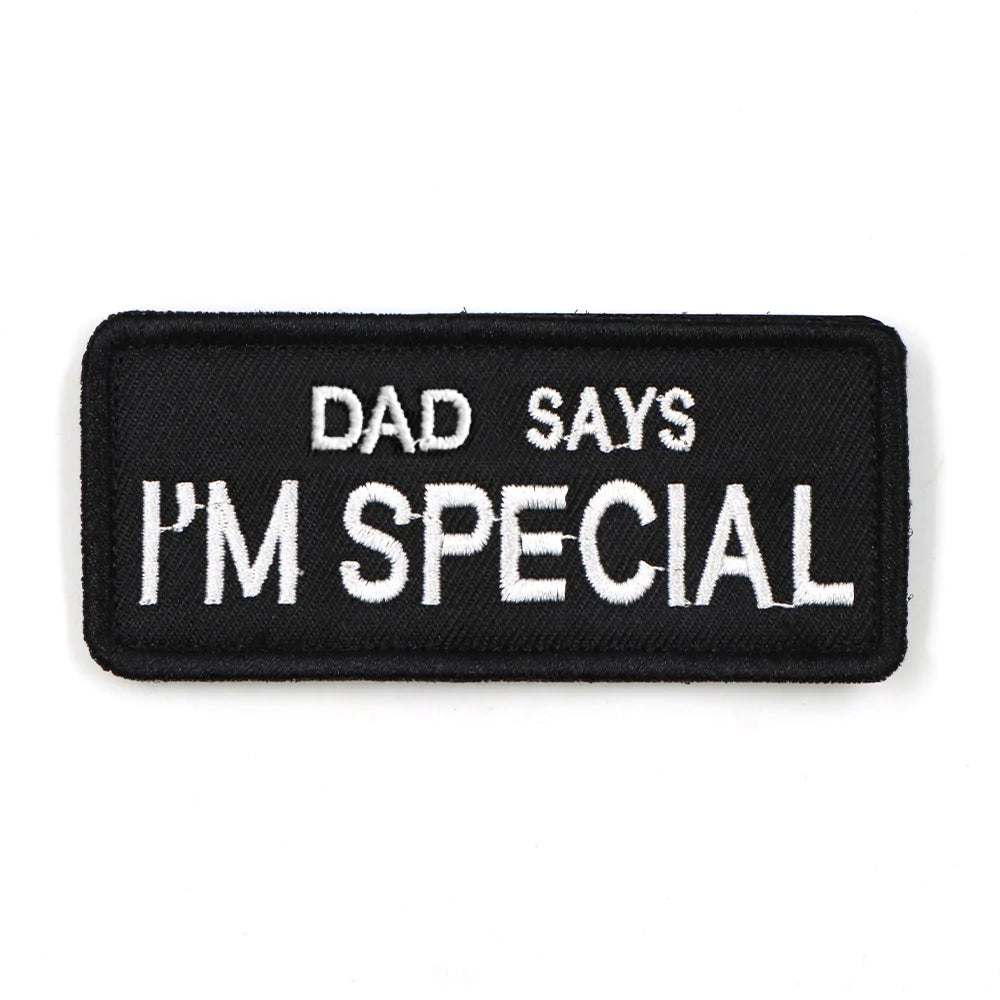 Service Dog Patch Black Harness Label Hook And Loop...