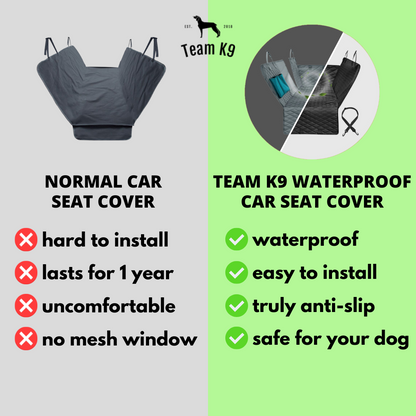 Car Seat Hammock Cover, Waterproof Non Slip Backseat...